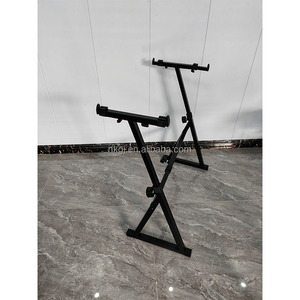 Z-phong cách Heavy-Duty Đàn piano đứng đôi-bàn có thể điều chỉnh có thể tháo rời kỹ thuật số giá điện tử nhạc cụ đứng bàn phím đứng - Product Image 6