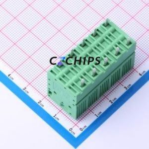 JL271V-75005G01 Spring Terminal Block Through hole Component (THT),P=7.5mm Connector 1x5P 7.5mm Through Hole 5P - Product Image 2