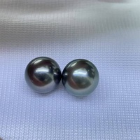 Perles d'eau salée de Tahiti de 8-9mm perles rondes en vrac pour la fabrication de bijoux, bagues de mode et accessoires de luxe prix de gros en vrac