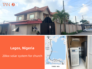 Sistemas de energía solar montados en el suelo Kit de energía solar de 50KW con batería de litio Sistema de energía solar doméstico de respaldo - Product Image 6