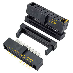 Customized IDC Connector 1.27mm 2.54mm Pitch Shielded 6 12 16 20 44 50 64 Pin Rainbow Flat Ribbon <b>Cable</b> - Product Image 5