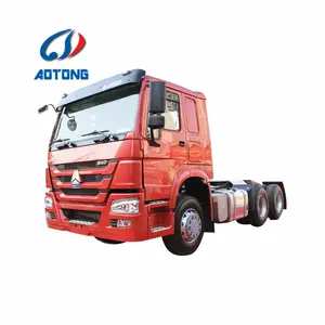 HOWO Semi Trailer Tractor Truck Head dump truck tractor 6x4 tipper truck head With Air Conditioner