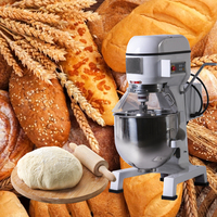 Mélangeur à pâte commercial, mélangeur à pain, mélangeur alimentaire spiral, mélangeur planétaire pour boulangerie 20L-80L