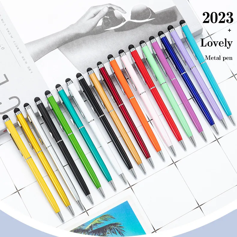 ZXX Metal Super Thin Ballpoint Touch screen Stylus Pen Promotional Items Personalized Universal Handwriting Touch Screen Pencil