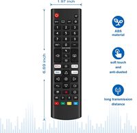 AKB76040303 Remote Control Pengganti Cocok untuk LG UQ7570 Seri 4K Smart TV 50UQ7570PUJ 65UQ7570PUJ 55UQ7570PUJ 75UQ7590PUB