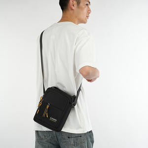 Sac messager pour homme Fashioncon, petit sac en tissu Oxford léger, gris, noir, bleu, kaki, couleur unie, printemps 2025, usage quotidien - Product Image 2