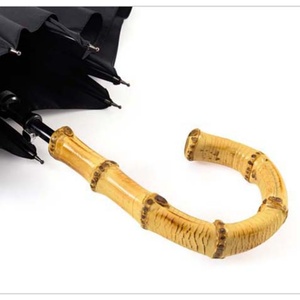 Promotion Straight Automatic <b>Umbrella</b> Wooden Hook Handle Premium <b>Umbrella</b> - Product Image 5