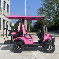 Personnaliser les véhicules communautaires de luxe. Resort Shuttle Bus.2-Voiture de club de golf 4 places. Véhicule de camping en plein air. Équipé d'un moteur de 7,5 kW
