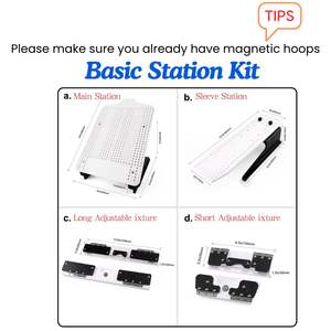 Estación de Bordado Magnética de Plástico Resistente, Kit de Inicio 5.1 para Máquinas de Bordar Brother <span class=keywords><strong>PR600</strong></span> PR650 PR620 PR680W PRS100 PR1055X - Product Image 3