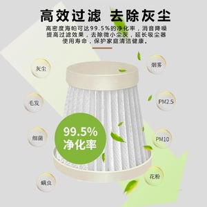 Cartouche filtrante pour aspirateur Mijia M9114, réutilisable, en fibre, pour usage domestique - Product Image 4