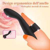Vibrador de Clítoris con Control Remoto Tipo Dedo Dorado, 10 Modos de Vibración, Recargable por USB e Impermeable, para el Dormitorio