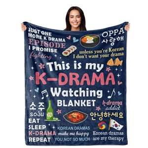 Korean Christmas Flannel <b>Blanket</b> Throw <b>Blanket</b> Nap <b>Blanket</b> Xmas Gift Holiday Decor Cozy Warm <b>Super</b> <b>Soft</b> for Bed Sofa Couch - Product Image 5