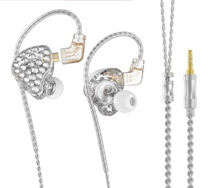 Nhà Máy Mới Mô Hình MX-Q4Pro 2M PC Cáp Tai Nghe 11Mm Năng Động Điều Khiển IPX-4 Không Thấm Nước Tư Nhân Khuôn Sao Kim Cương Màu Sắc Hơn Tai - Product Image 1