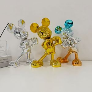Escultura Creativa <span class=keywords><strong>de</strong></span> <span class=keywords><strong>Mickey</strong></span> Pintada a Mano por Hengcheng, Decoración <span class=keywords><strong>de</strong></span> Piso Grande <span class=keywords><strong>para</strong></span> Sala <span class=keywords><strong>de</strong></span> Estar, Artesanía <span class=keywords><strong>de</strong></span> Resina <span class=keywords><strong>de</strong></span> Alta Gama y Lujo - Product Image 1