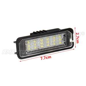 2 Luces LED Blancas para Matrícula, 12V 5W 18 LED, Sin Error, para VW Golf 4 6 Polo 9N Passat, Bombilla de Repuesto - Product Image 3