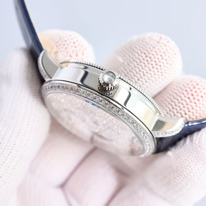 Reloj de Mujer con Esfera de Diamantes, Caja Plateada, Mecánico, Fase Lunar, Reserva de Energía, Nuevo 2026, Elegante e Impermeable - Product Image 3