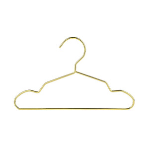 Nhà Máy Số Lượng Lớn Bán Pet Kid Quần Áo Móc Áo Tùy Chỉnh Dễ Thương Nhỏ Vừa Kích Thước Lớn Kim Loại Vàng Quần Áo Móc Áo - Product Image 2