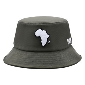 Custom <b>Flat</b> Embroidery Design Cotton Twill Fishermen <b>Hats</b> Outdoor Sun Protection Private Label Bucket <b>Hat</b> Manufacturer - Product Image 1