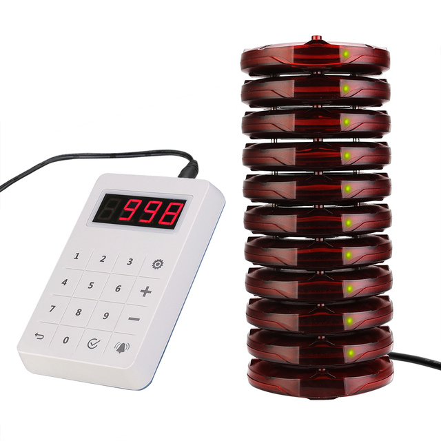 Wireless Restaurant Waiter Calling System Retekess TD158