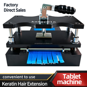 Kit d'extensions capillaires à fixation rapide, colle pour extensions, rebonding Ktips, kératine, machine à presser à plat Ktip, outil d'extension capillaire - Product Image 2