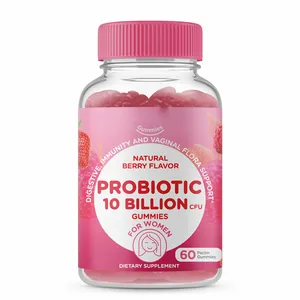 Probióticos de marca privada para mujeres, 10 mil millones de UFC, gomitas, soporte para la salud del vientre
