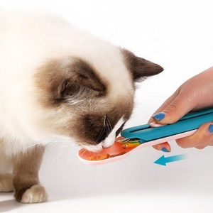 Cuillère d'<span class=keywords><strong>alimentation</strong></span> pour friandises pour <span class=keywords><strong>chats</strong></span> Cuillère d'<span class=keywords><strong>alimentation</strong></span> pour animaux de compagnie Cuillère en conserve pour animaux de compagnie Pelle Cuillère à collation liquide - Product Image 4