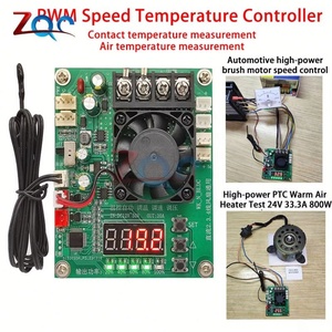 DC12-50V 30A PWM Temperature <b>Control</b> Speed Regulator Universal 2/3/4 Wire Fan <b>Thermostat</b> Module with RPM Display Safety Relays - Product Image 2