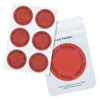 Patch Focus Boost OEM/ODM, 24 unités, en tissu non tissé, pour femmes et hommes, énergie, concentration et soutien corporel, modèle FS01