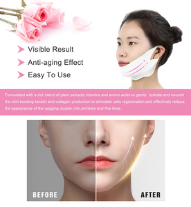 Maschera riutilizzabile per il lifting del viso a V, cinturino per il mento, fascia per il viso, solleva e rassoda il viso per prevenire il rilassamento cutaneo - Product Image 1