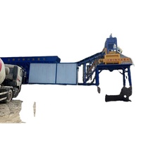 Centrale à béton mobile HZS120 complète pour la production de béton prêt à l'emploi