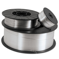 Fil de soudage MIG sans gaz à âme de flux pour acier inoxydable, 0,8 mm, bobine de 15 kg, E71T-11, avec couvercle de bobine de flux, fournisseur d'usine