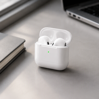 Écouteurs intra-auriculaires sans fil 5.4 à réduction de bruit, commande vocale, conception étanche, portée de 15 m, basses améliorées, affichage numérique