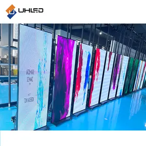 Schermo Led Led per interni UHLED Poster P2.5 4G Wireless WIFI Full Color HD pubblicità Led Poster Video schermo