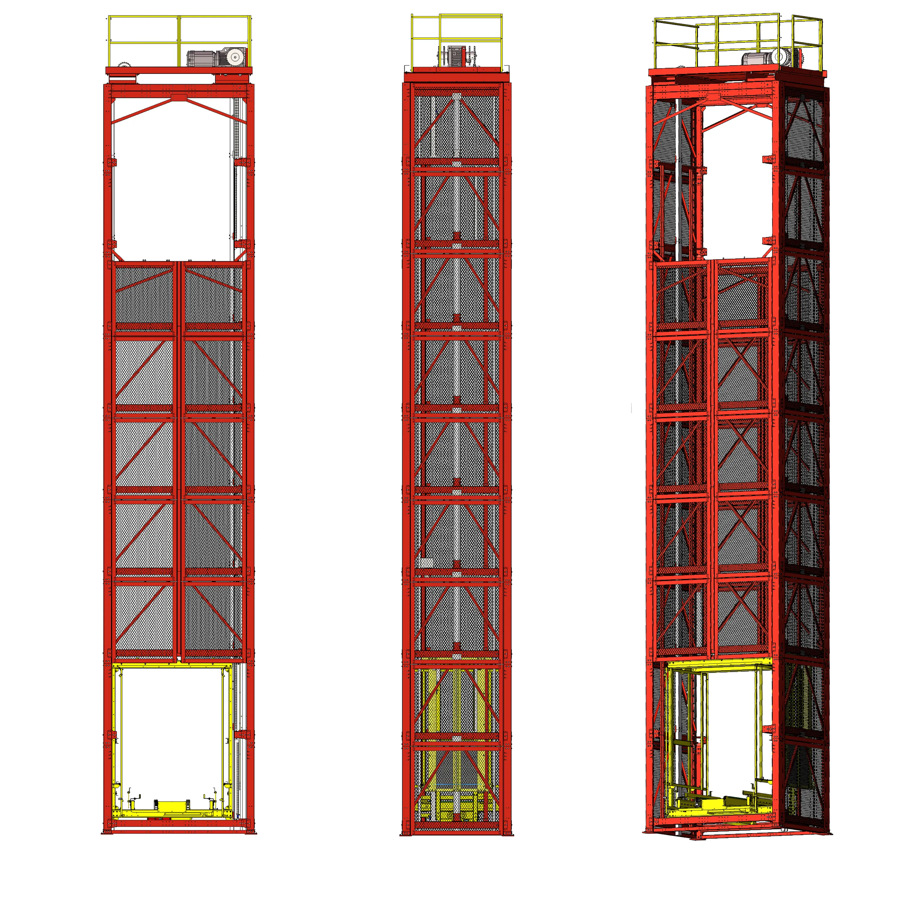 निर्माण के लिए कार्गो लिफ्ट गोदाम भाड़ा लिफ्ट हाइड्रोलिक माल लिफ्ट