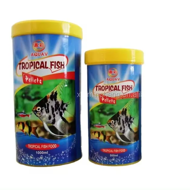 Support customized premium tropical fish pellets with high nutrition and high protein for fish