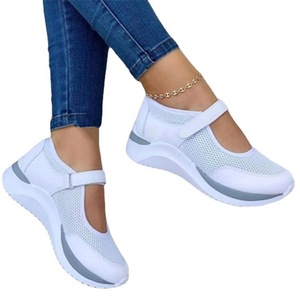 Nuovo arrivo scarpe <span class=keywords><strong>donna</strong></span> comfort scarpe basse casual scarpe bianche sneaker <span class=keywords><strong>zeppa</strong></span> piattaforma popolare - Product Image 5