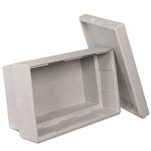 EPS-thermobox stapelkorb MIT Rotem Korb und grauem deckel 600x400x320mm lxbxh - Product Image 6