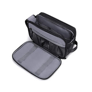 Prix d'usine moins cher, trousses de toilette et sacs à maquillage en polyester écologiques pour hommes - Rangement portable durable et tendance - Product Image 1