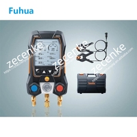 Kit Manifold Digital Testo 550s dengan Probe Temperatur, -14 hingga 870 Psi Baru Tersedia di Stok