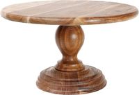 Support à gâteau en bois durable, fait main et écologique pour présentation en boulangerie, décoration de mariage, service de desserts, compatible lave-vaisselle