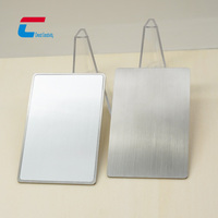 Tarjetas de Visita y Membresía Metálicas Personalizables con Chip RFID NFC, en Color Plateado, con Embalaje de Acero Inoxidable Resistente al Agua