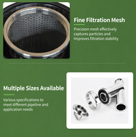 Filtre en Y en acier inoxydable sanitaire poli miroir SS304 à raccord Tri-Clamp pour conduites alimentaires et de boissons
