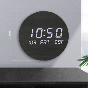 Reloj <span class=keywords><strong>Despertador</strong></span> Digital de Pared, Grande, con Control Remoto, LED, Eléctrico, Estético, Decoración Sostenible para el Hogar, Luminoso en la Oscuridad, de Lujo - Product Image 4