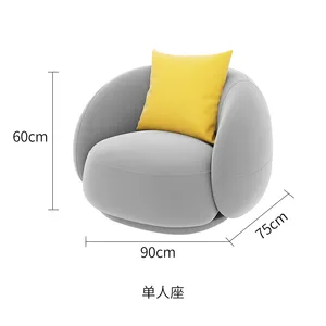 Sıcak satış yeni stil kanepe oturma odası otel mobilya derin oturma İskandinav Modern kombinasyonu kanepe