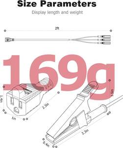 Cordon adaptateur <span class=keywords><strong>CVC</strong></span>, cordon adaptateur de remplacement <span class=keywords><strong>CVC</strong></span> Heavy Power Extension Tool pour les techniciens <span class=keywords><strong>CVC</strong></span> résidentiels, <span class=keywords><strong>formation</strong></span>, travail - Product Image 5