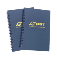 Carnet de notes A5 personnalisé avec logo, couverture rigide, impression à chaud, agenda promotionnel, 80 feuilles, pour entreprise