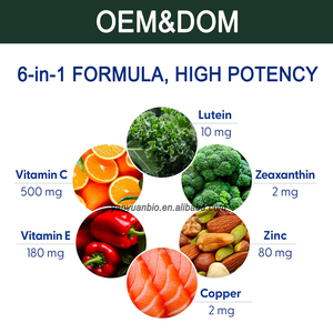 OEM Luteína Zeaxantina Suplementos Salud ocular Vitaminas Softgel Cápsulas - Product Image 2