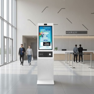 Borne de paiement libre-service tactile 21,5 pouces pour parking avec accepteur de billets et lecteur NFC - Product Image 1