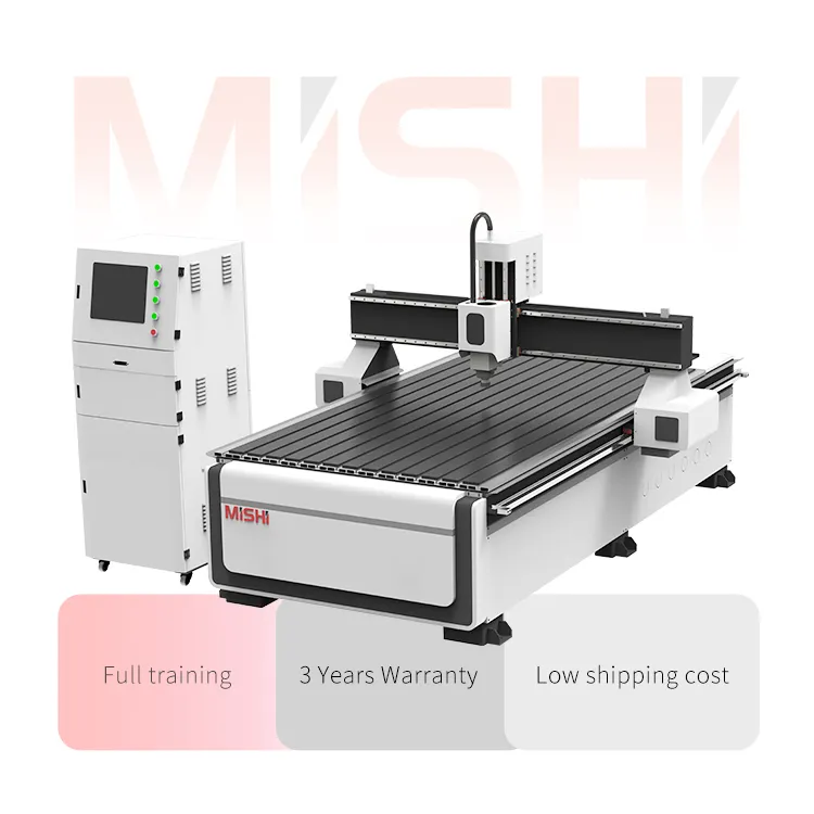 MISHI low price 3 axis 1325 CNC router engraving machine with water cooled spindle motor Normal Wood Router