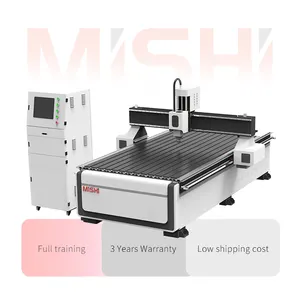 MISHI prix bas 3 axes 1325 CNC routeur machine de gravure avec moteur de broche refroidi à l'eau Normal Wood Router